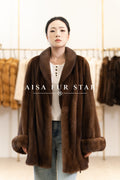 The Refined Mid-Length Mink Coat