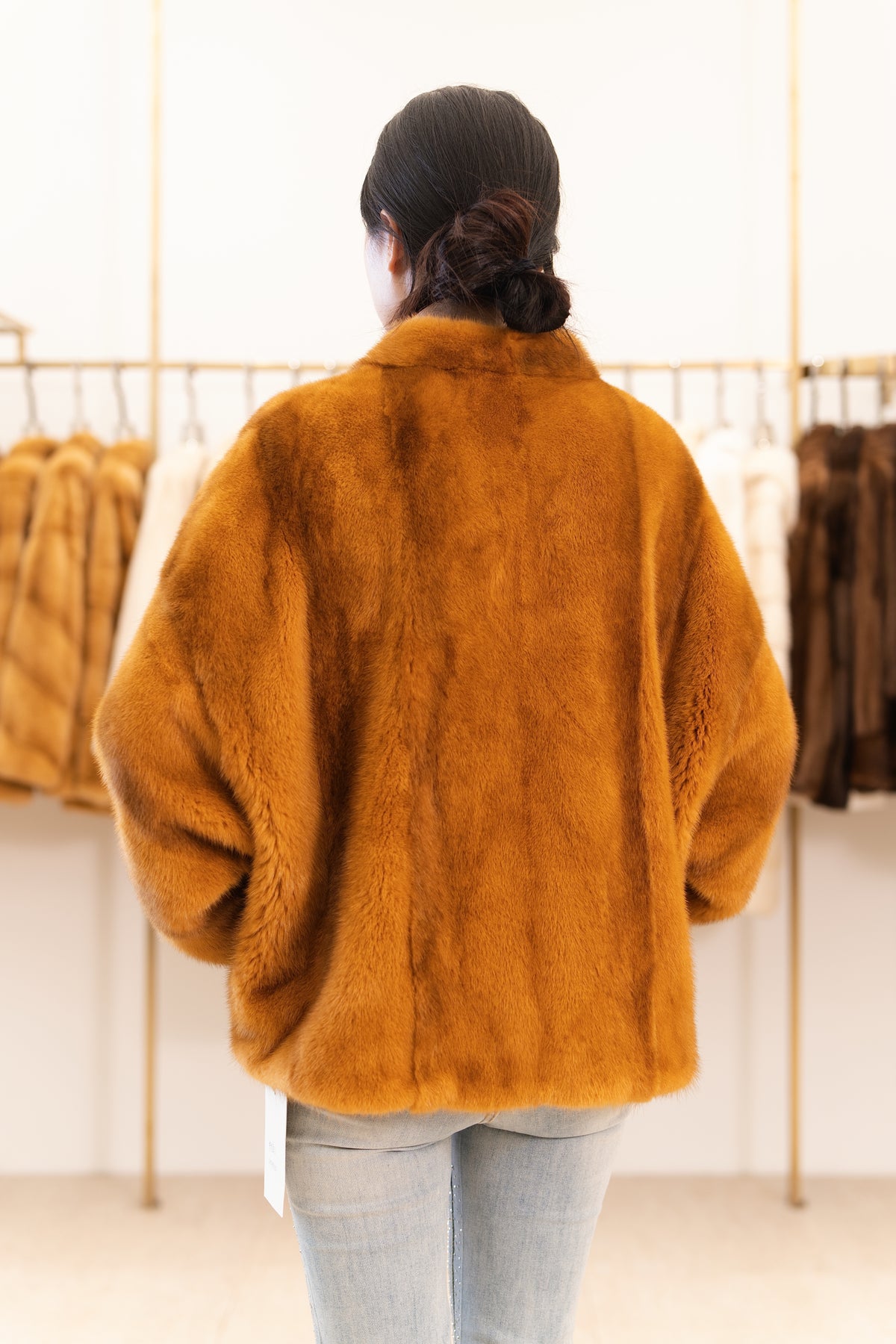 Open Front Mink Coat