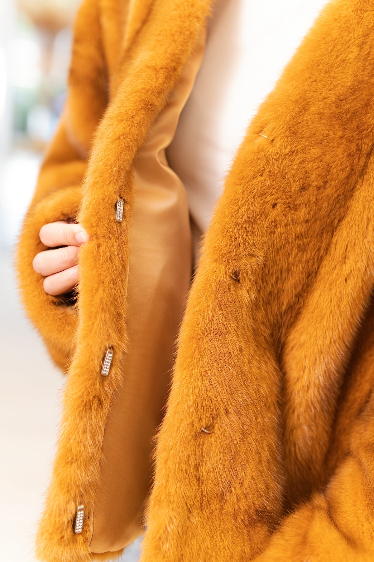 Open Front Mink Coat
