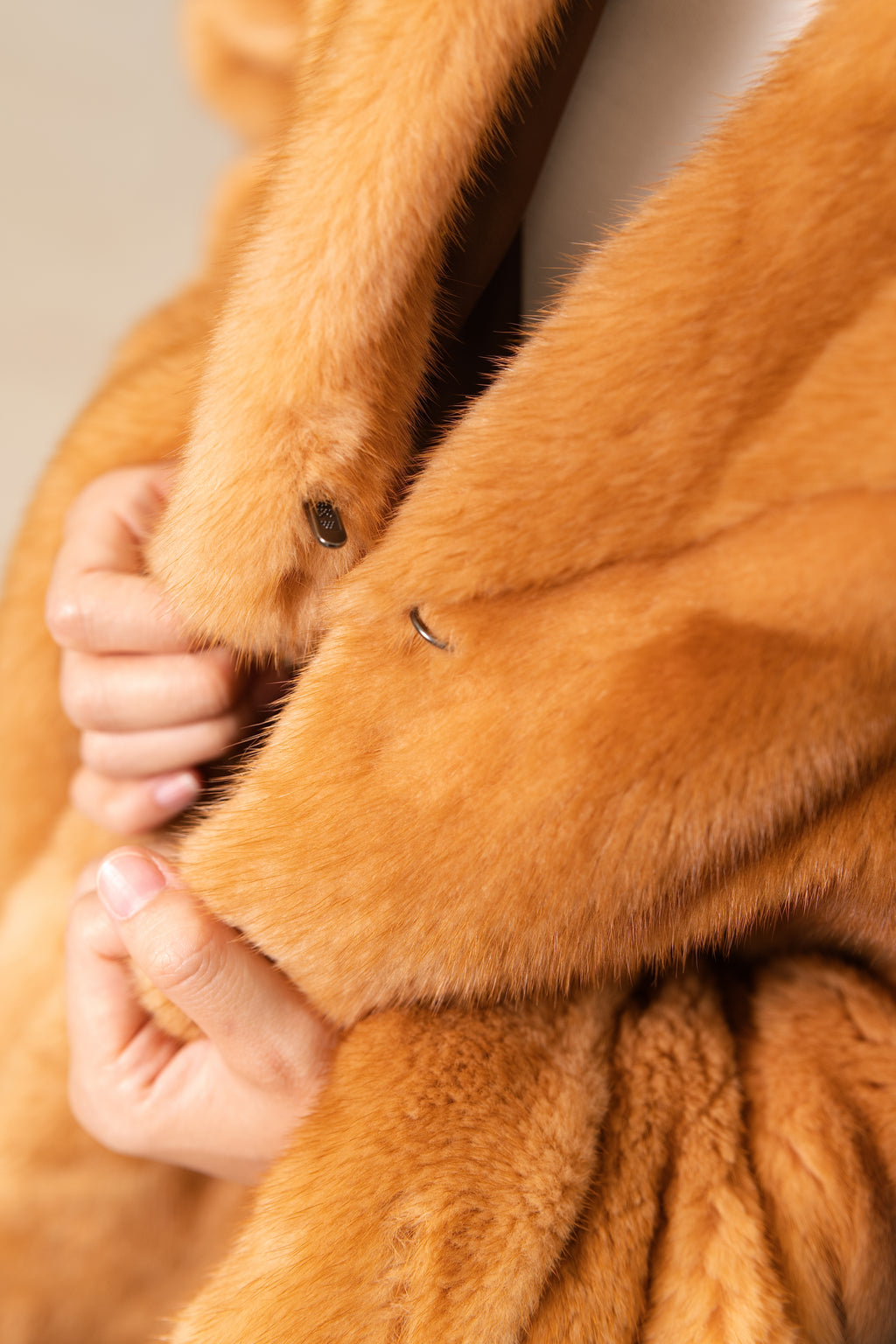 Open-Front Mink Coat