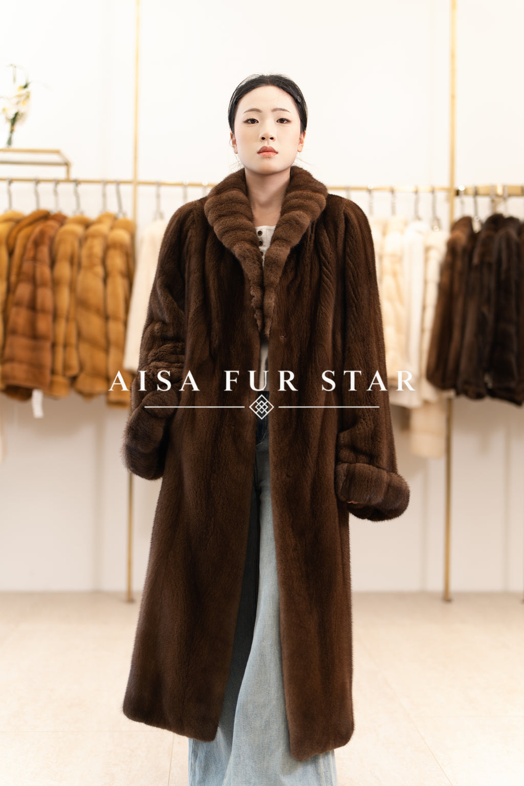 The Longline Mink Coat