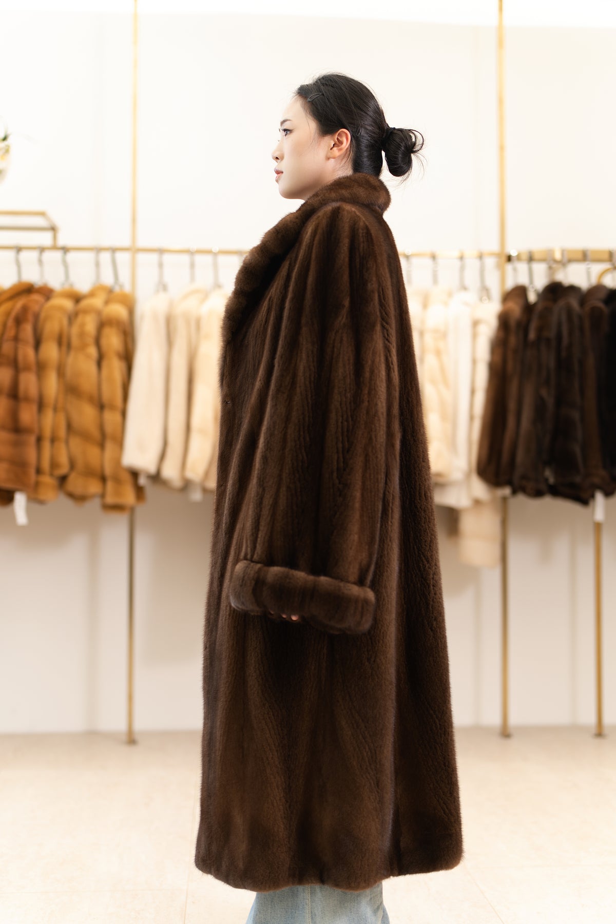 The Longline Mink Coat