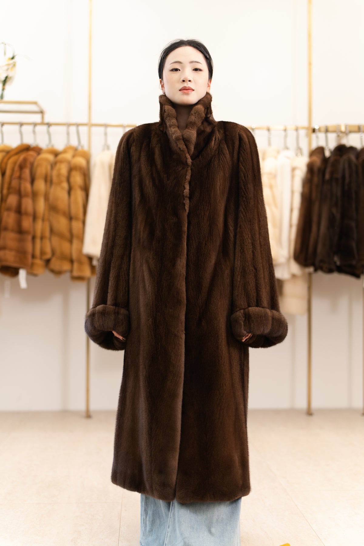 The Longline Mink Coat