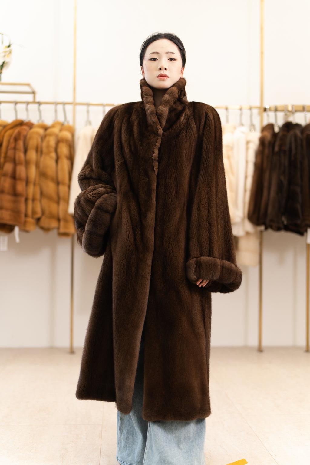 The Longline Mink Coat