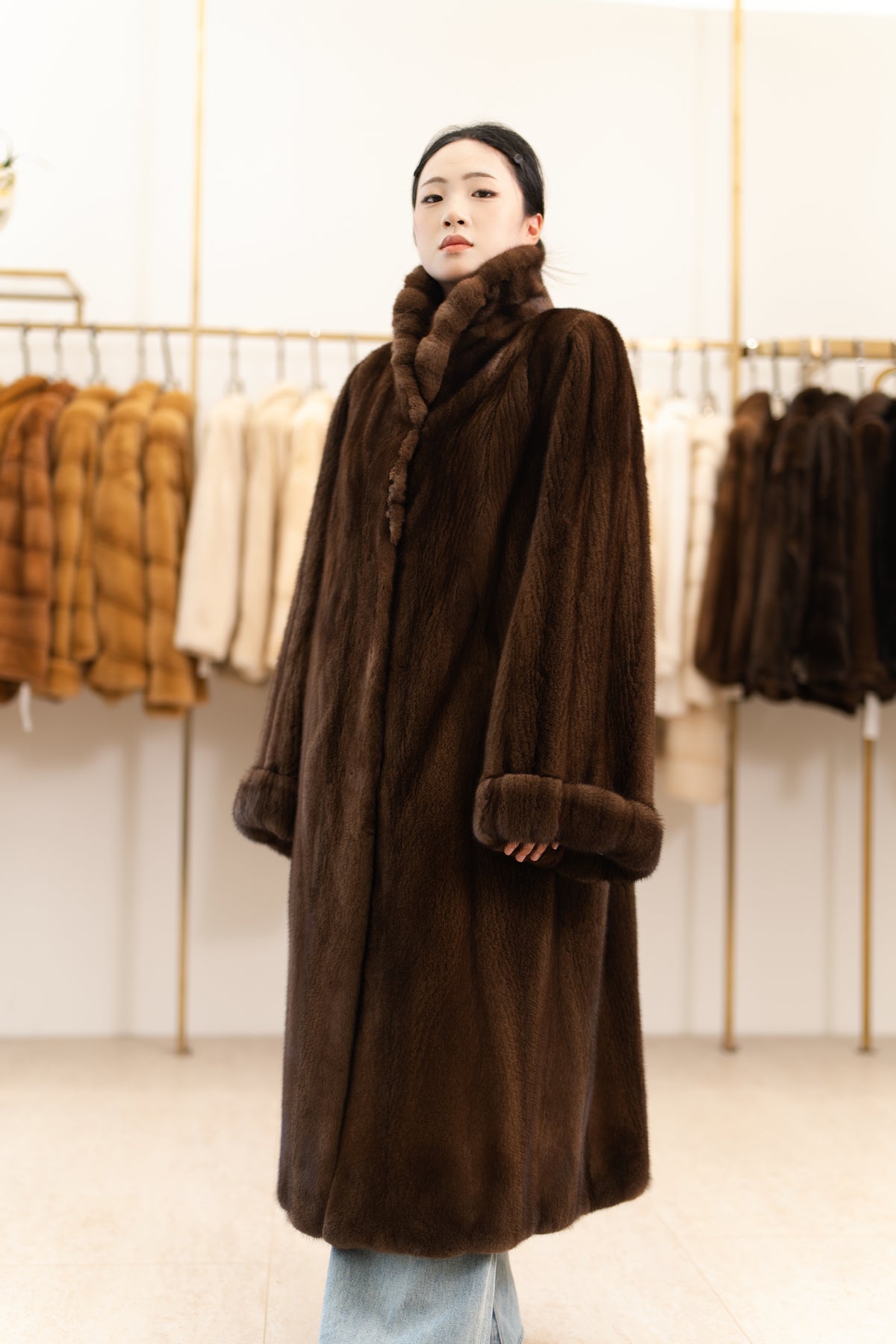 The Longline Mink Coat