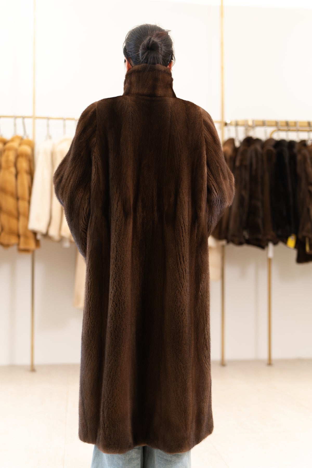 The Longline Mink Coat