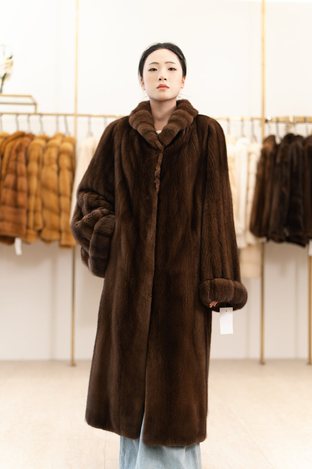The Longline Mink Coat