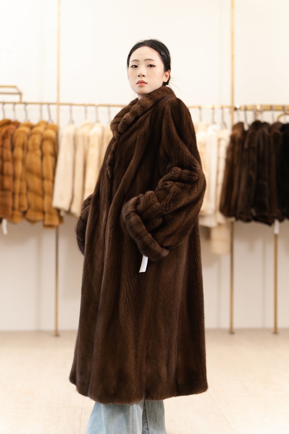 The Longline Mink Coat