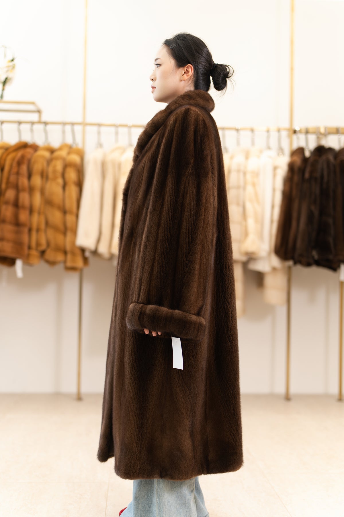 The Longline Mink Coat