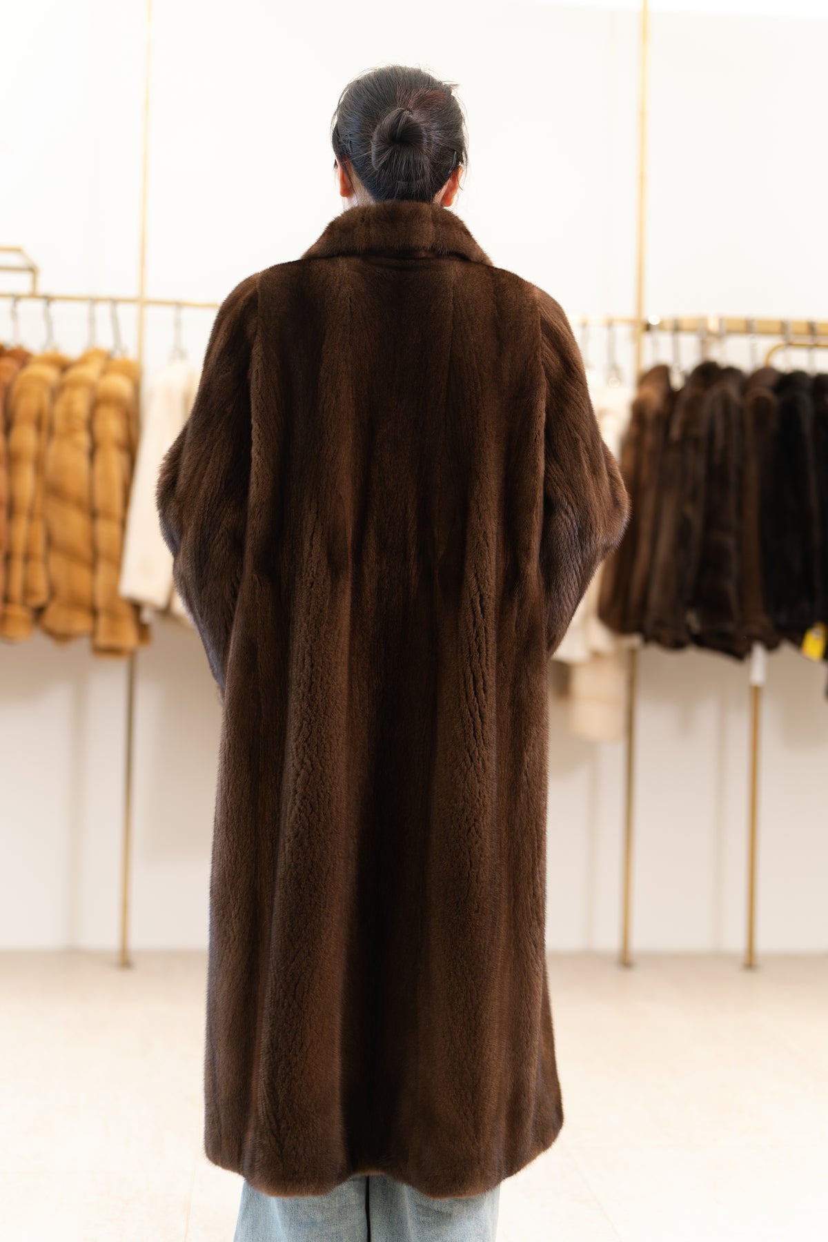The Longline Mink Coat