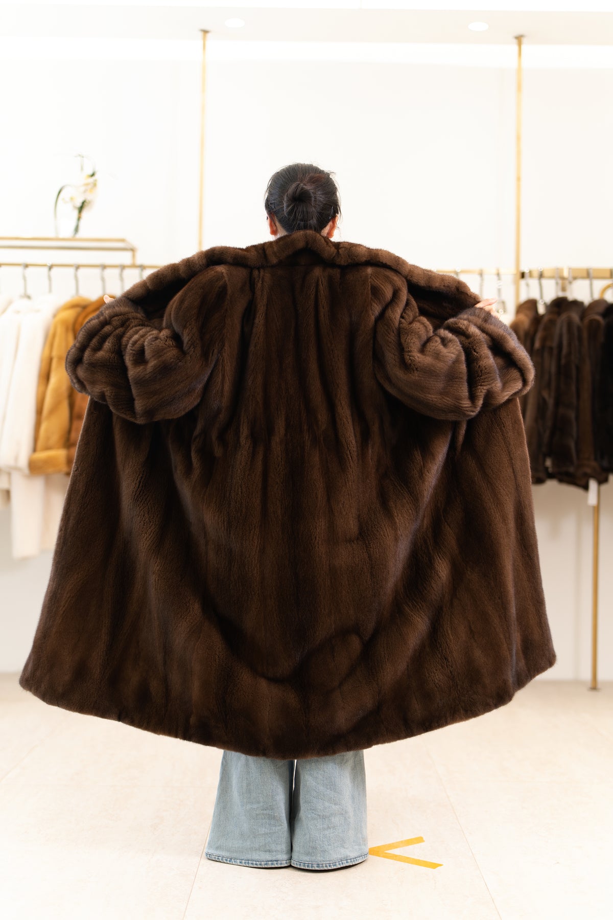 The Longline Mink Coat
