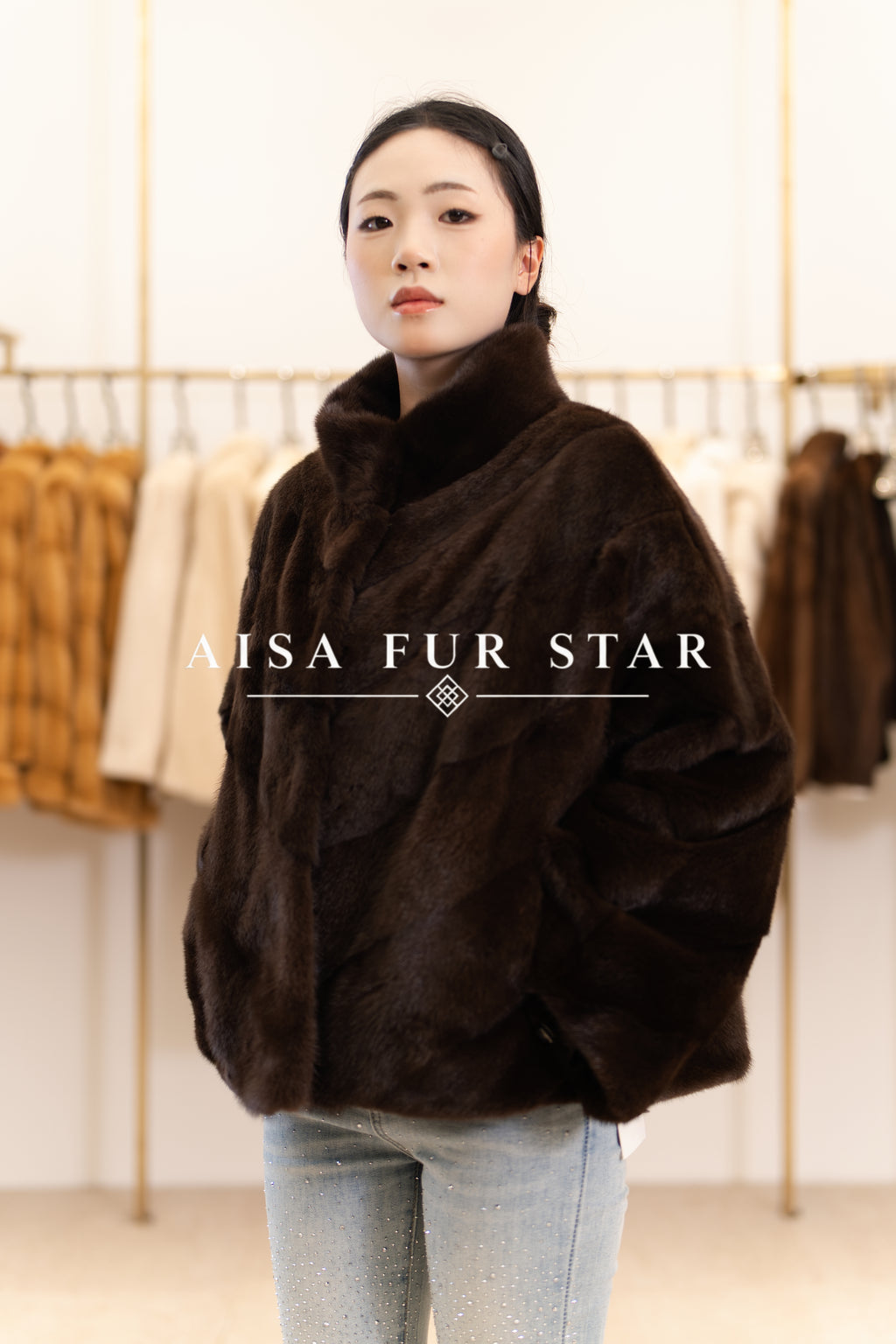 The Relaxed Panel Mink Coat