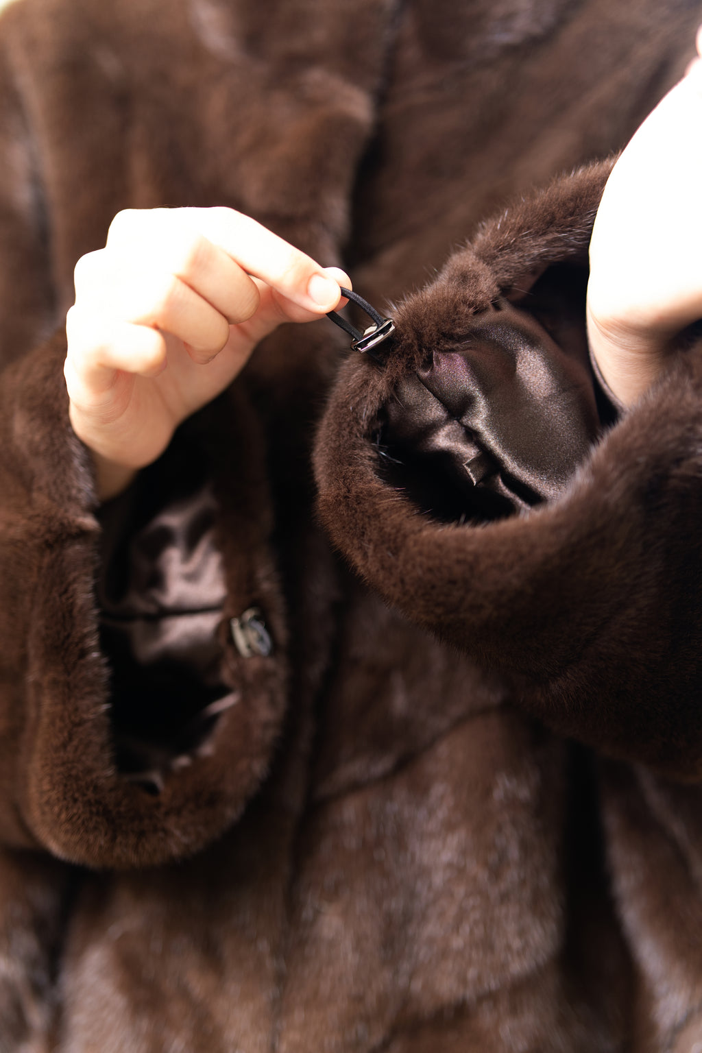 The Relaxed Panel Mink Coat