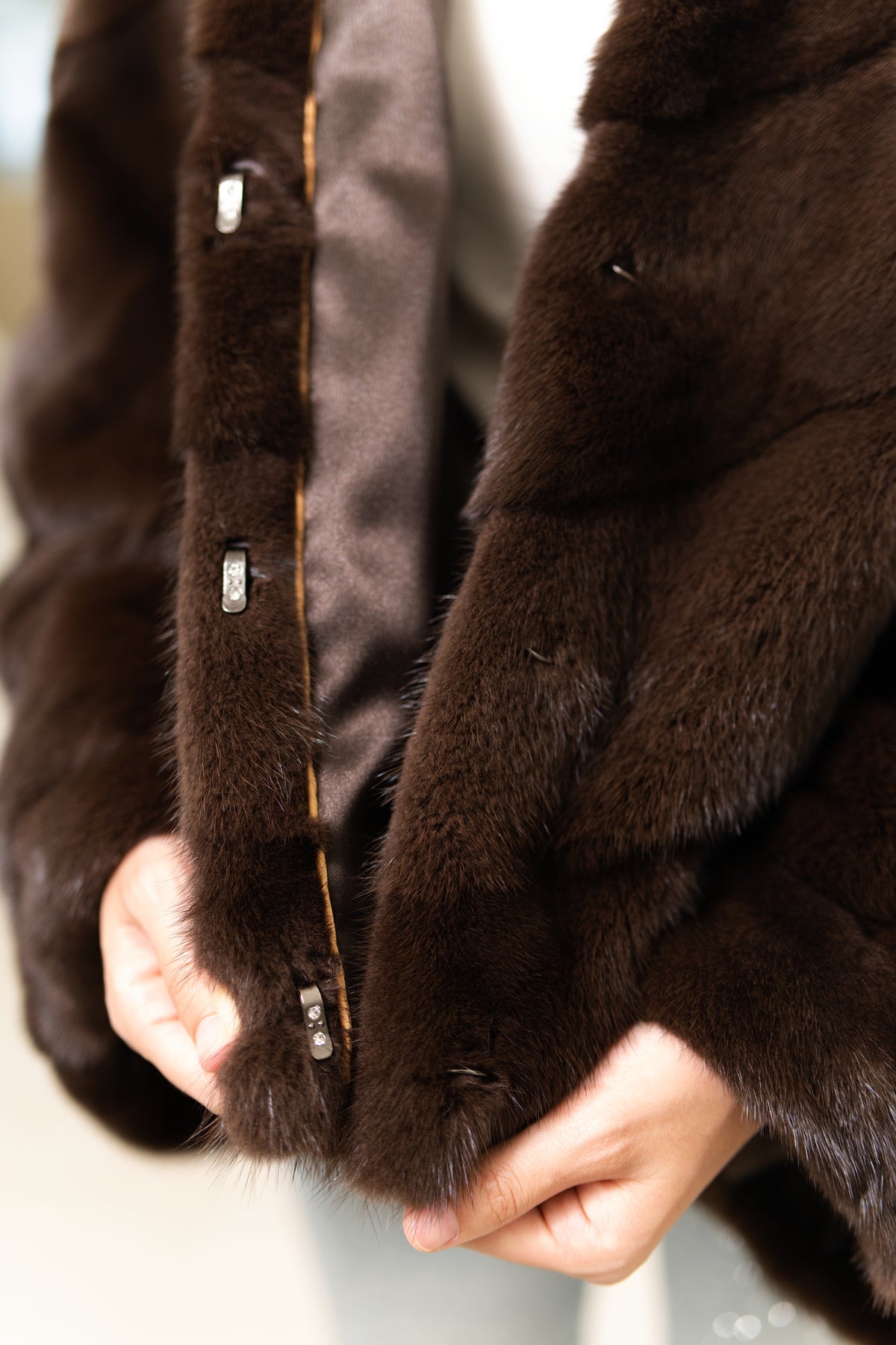 The Relaxed Panel Mink Coat