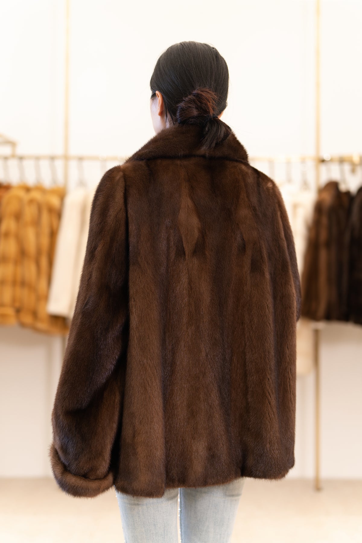The Volumetric Seamless Mink Coat