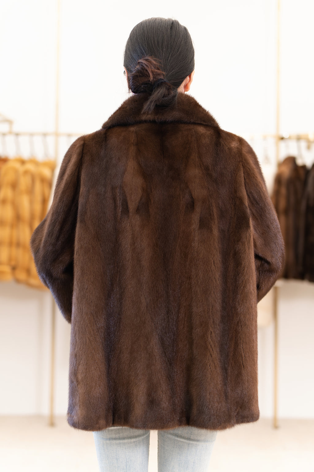 The Volumetric Seamless Mink Coat