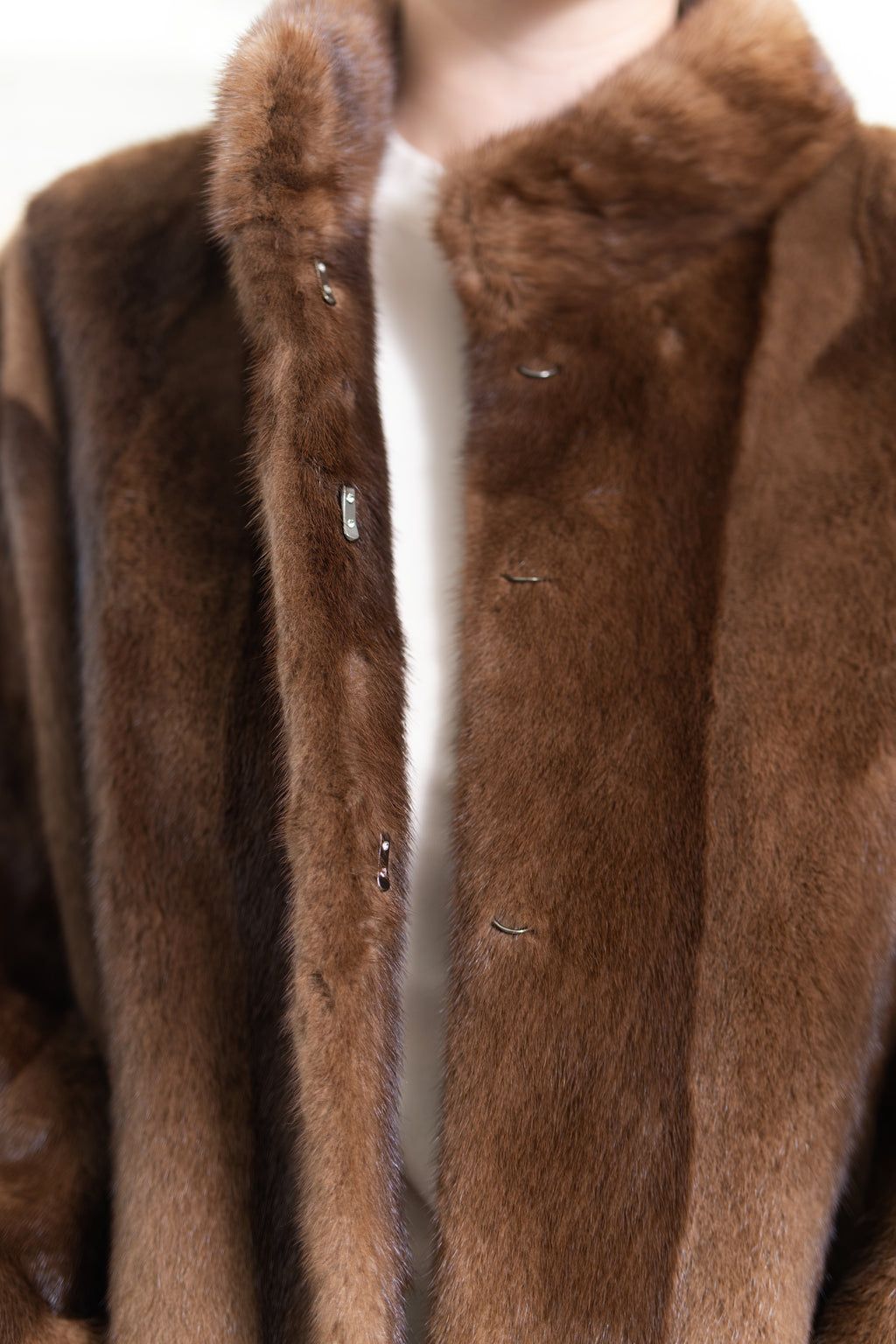 The Relaxed Short Mink Coat
