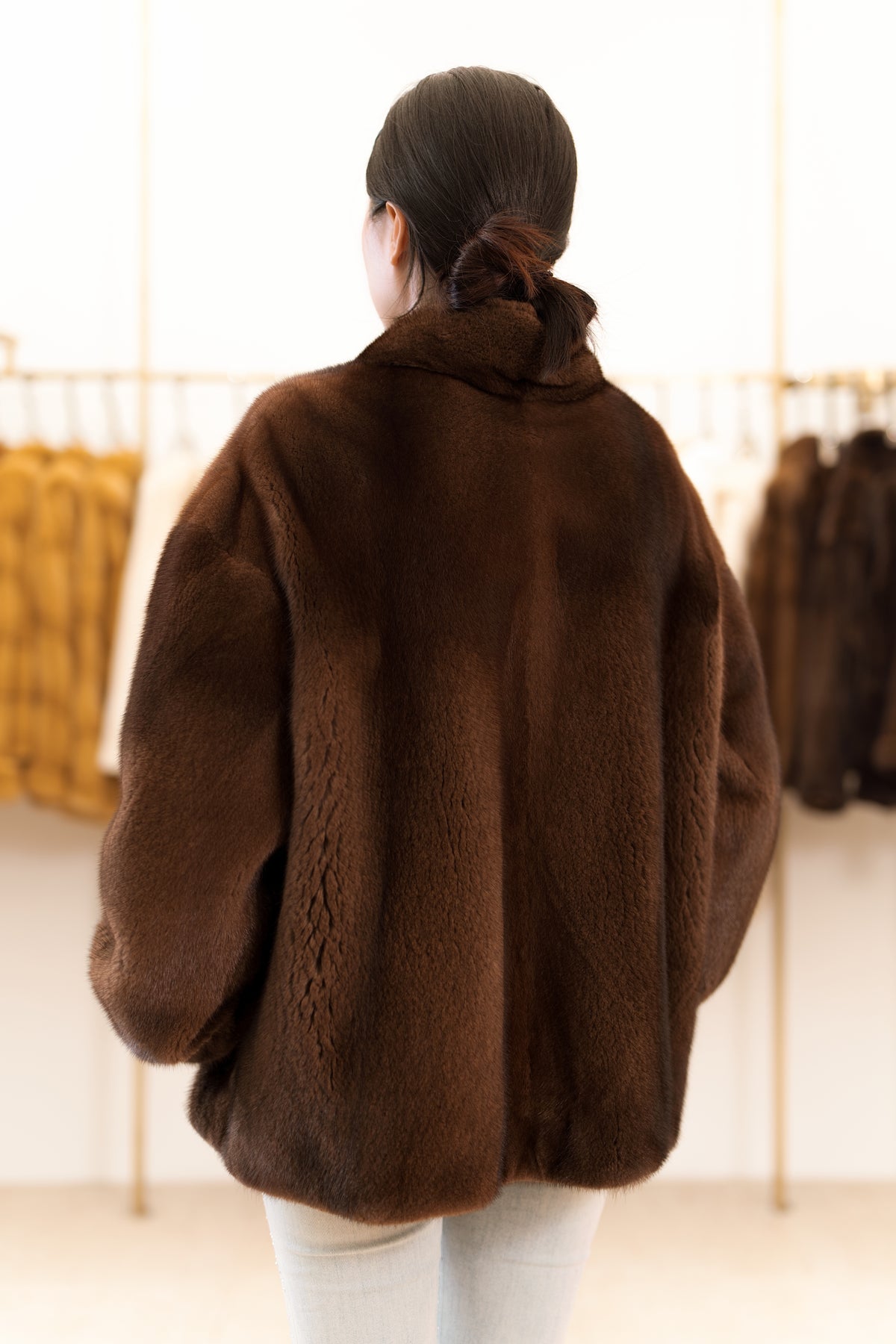 The Relaxed Volumetric Mink Coat