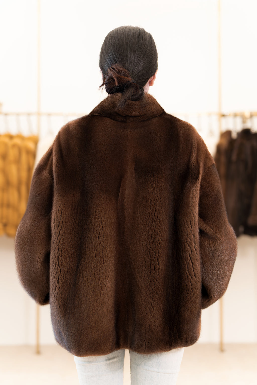 The Relaxed Volumetric Mink Coat