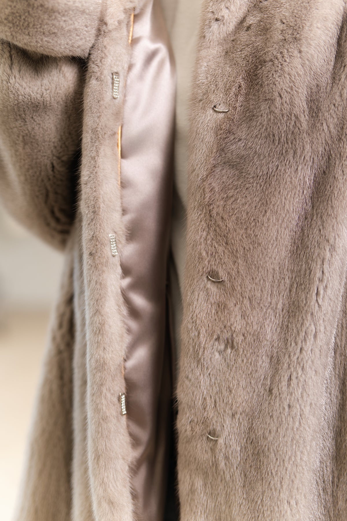 The Turn-Back Cuff Mid-Length Mink Coat