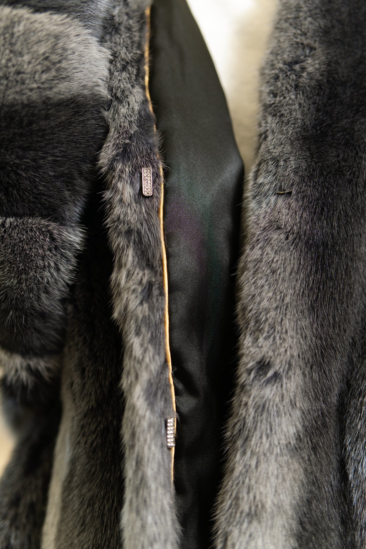 The Two-Tone Short Mink Coat
