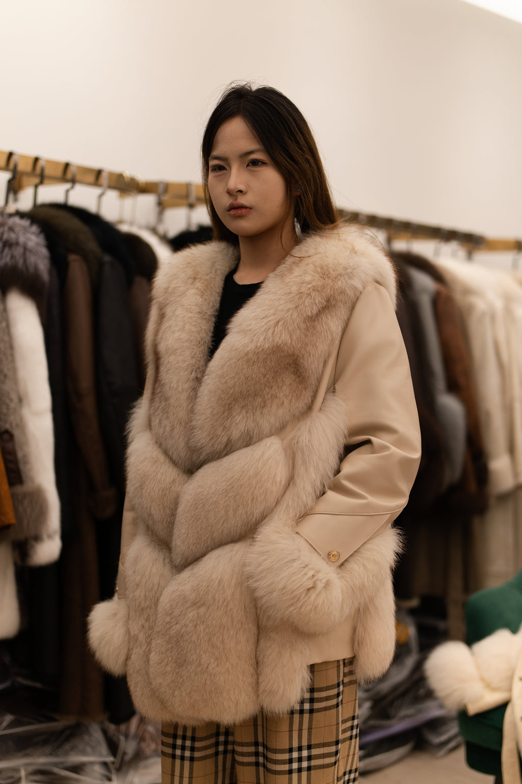 The Panelled Mink Coat