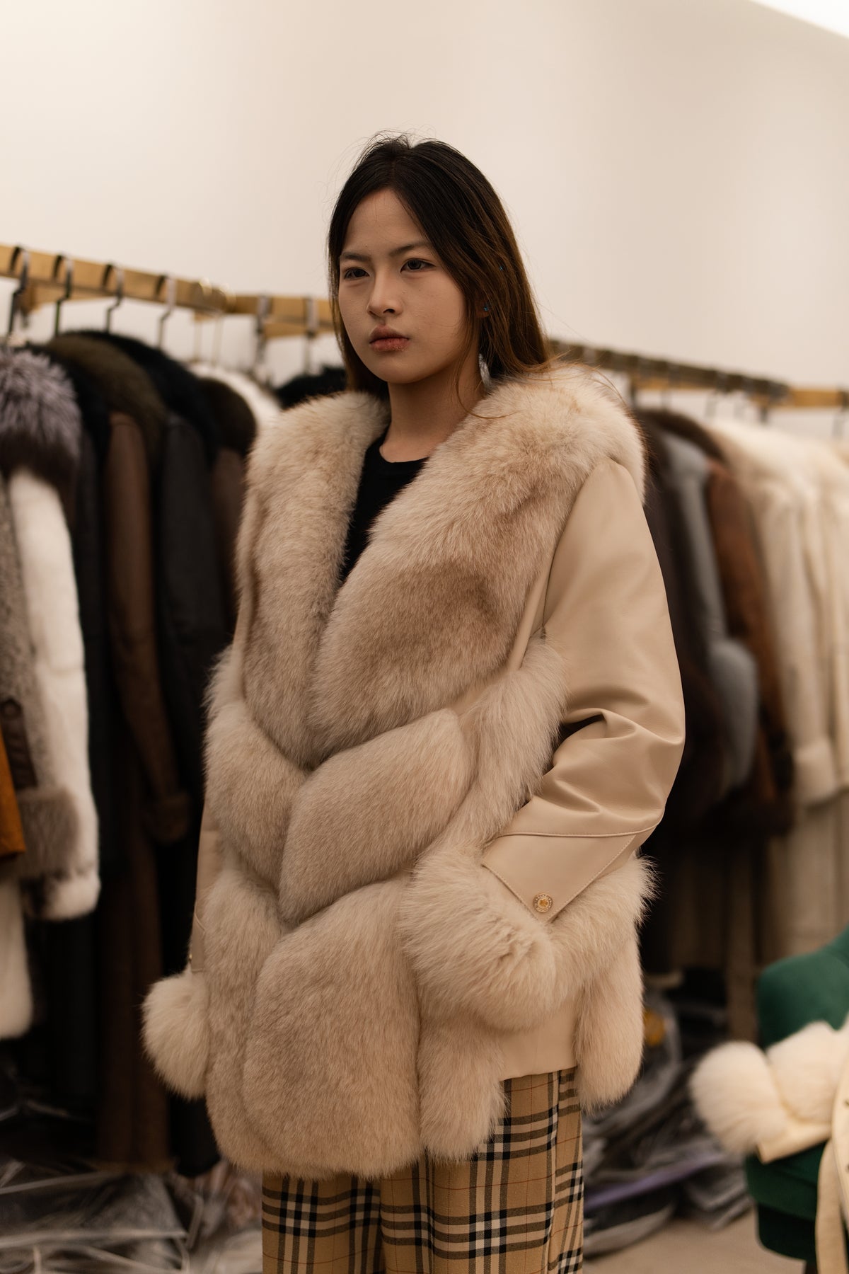 The Panelled Mink Coat