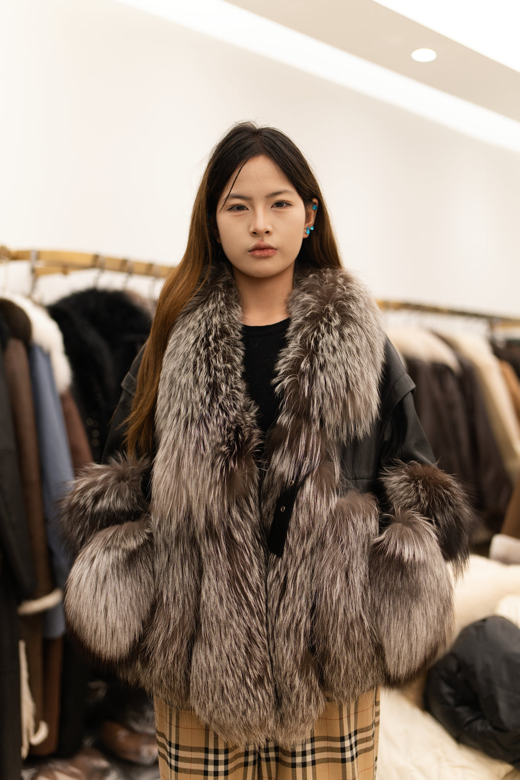 The Fur Collar Mink Coat
